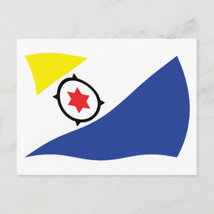Carte postale du drapeau de Bonaire