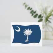 Carte postale du drapeau de Caroline du Sud (Debout devant)