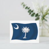 Carte postale du drapeau de Caroline du Sud (Debout devant)