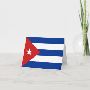 Carte postale du drapeau de Cuba