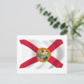Carte postale du drapeau de Floride (Debout devant)