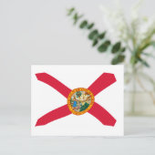 Carte postale du drapeau de Floride (Debout devant)
