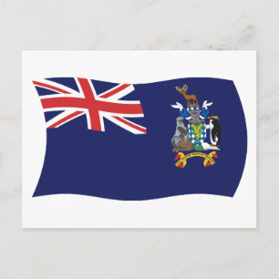 Carte postale du drapeau de Géorgie et Sandwich du