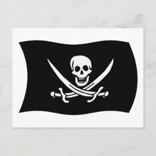 Carte postale du drapeau de John Rackham