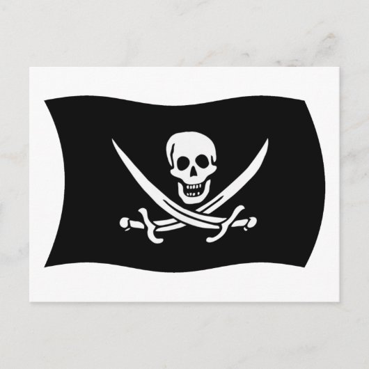 Carte postale du drapeau de John Rackham (Devant)