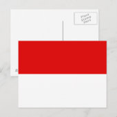 Carte postale du drapeau de la Hesse (Devant / Derrière)