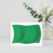Carte postale du drapeau de la Libye (Debout devant)