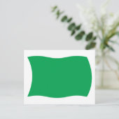 Carte postale du drapeau de la Libye (Debout devant)