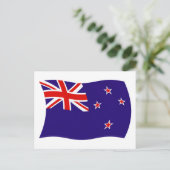 Carte postale du drapeau de la Nouvelle-Zélande (Debout devant)