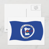 Carte postale du drapeau de la réserve de la bande (Devant / Derrière)