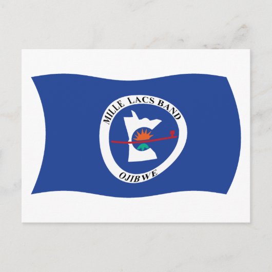 Carte postale du drapeau de la réserve de la bande (Devant)