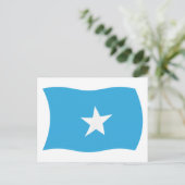 Carte postale du drapeau de la Somalie (Debout devant)