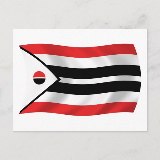 Carte postale du drapeau de la tribu Arapaho (Devant)