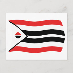 Carte postale du drapeau de la tribu Arapaho