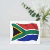 Carte postale du drapeau de l'Afrique du Sud (Debout devant)