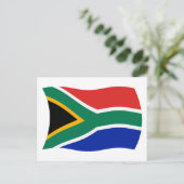 Carte postale du drapeau de l'Afrique du Sud (Debout devant)