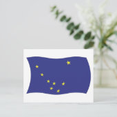 Carte postale du drapeau de l'Alaska (Debout devant)