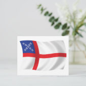 Carte postale du drapeau de l'Église épiscopale de (Debout devant)