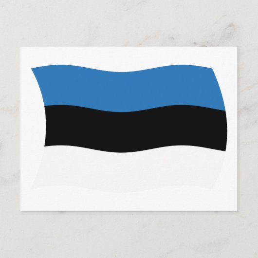 Carte postale du drapeau de l'Estonie (Devant)