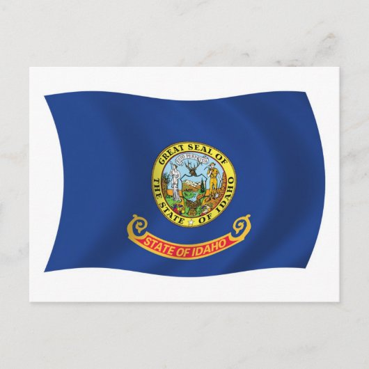 Carte postale du drapeau de l'Idaho (Devant)
