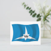 Carte postale du drapeau de l'ido (Debout devant)