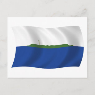 Carte postale du drapeau de l'île de Navassa