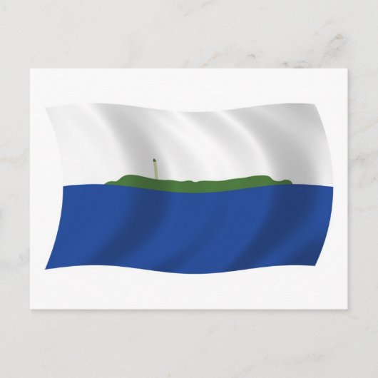 Carte postale du drapeau de l'île de Navassa (Devant)
