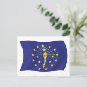 Carte postale du drapeau de l'Indiana (Debout devant)