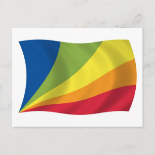 Carte postale du drapeau de Lingua Franca Nova