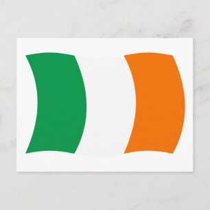 Carte postale du drapeau de l'Irlande