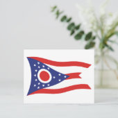 Carte postale du drapeau de l'Ohio (Debout devant)