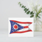 Carte postale du drapeau de l'Ohio (Debout devant)
