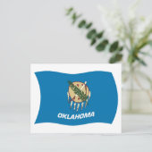 Carte postale du drapeau de l'Oklahoma (Debout devant)