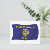 Carte postale du drapeau de l'Oregon (Debout devant)