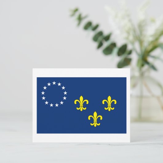 Carte postale du drapeau de Louisville (Debout devant)