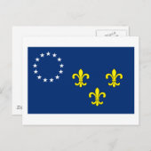 Carte postale du drapeau de Louisville (Devant / Derrière)