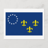 Carte postale du drapeau de Louisville (Devant)