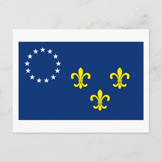 Carte postale du drapeau de Louisville (Devant)