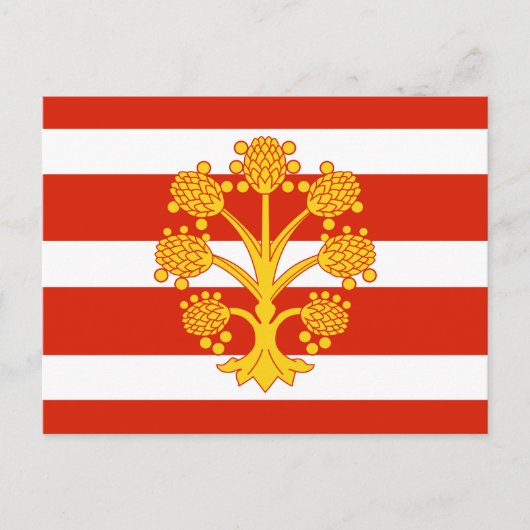 Carte postale du drapeau de Westmorland (Devant)