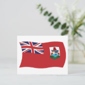 Carte postale du drapeau des Bermudes (Debout devant)
