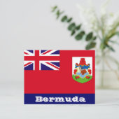 Carte postale du drapeau des Bermudes (Debout devant)