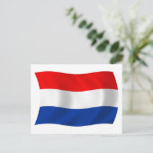 Carte postale du drapeau des Pays-Bas (Debout devant)