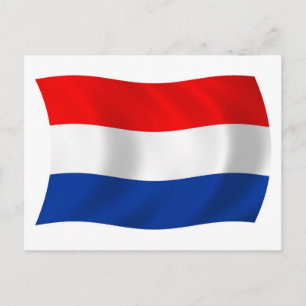 Carte postale du drapeau des Pays-Bas