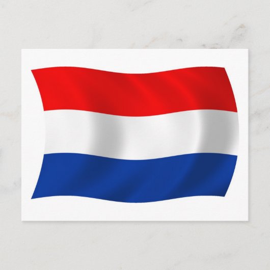Carte postale du drapeau des Pays-Bas (Devant)