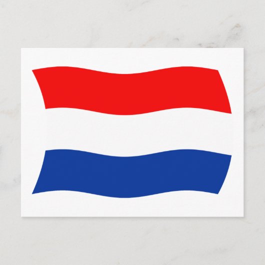 Carte postale du drapeau des Pays-Bas (Devant)
