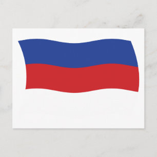 Carte postale du drapeau des Sorabes