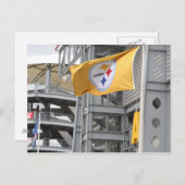 carte postale du drapeau des stèles de pittsburg (Devant / Derrière)