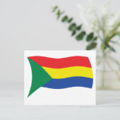 Carte postale du drapeau druze (Debout devant)