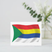 Carte postale du drapeau druze (Debout devant)