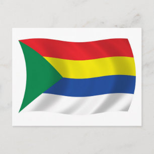 Carte postale du drapeau druze